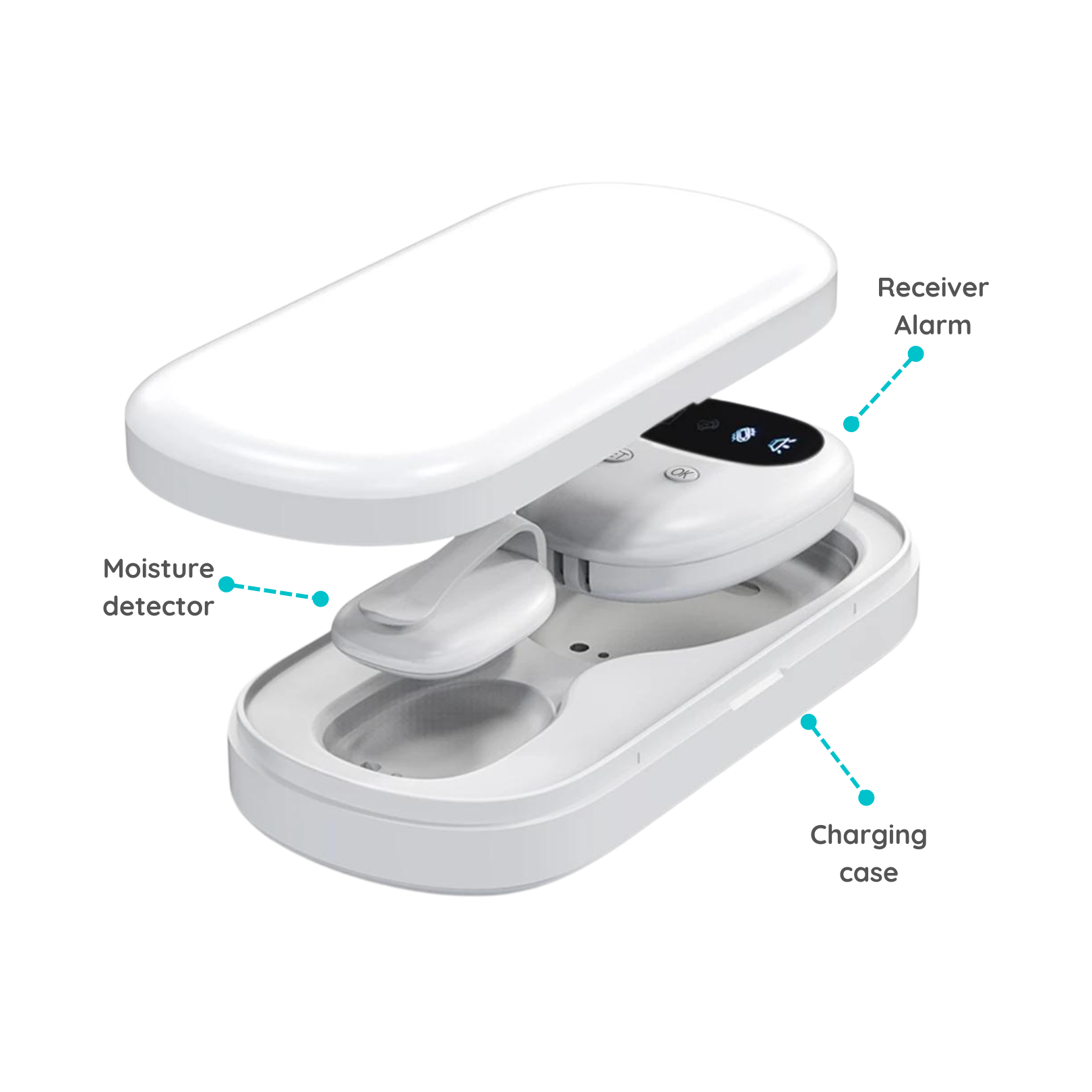 Replacement BedBells Bedwetting Alarm Moisture Sensor